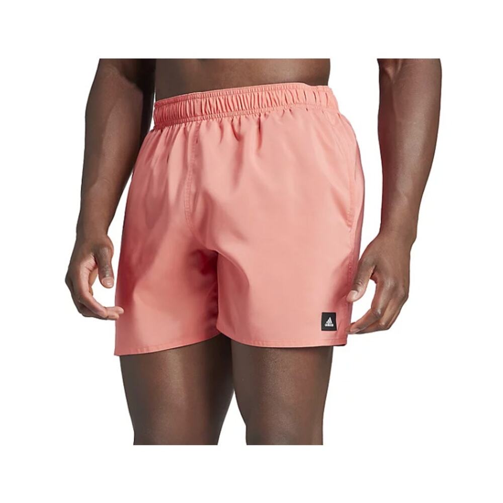 adidas Men's Solid Classic Swim Orange Shorts 6 inch inseam Size XL
